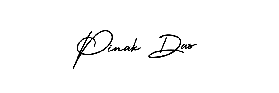 You should practise on your own different ways (AmerikaSignatureDemo-Regular) to write your name (Pinak Das) in signature. don't let someone else do it for you. Pinak Das signature style 3 images and pictures png