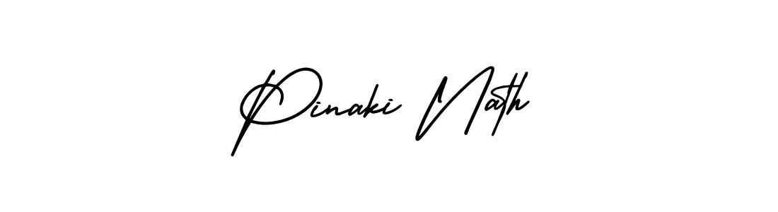 Pinaki Nath stylish signature style. Best Handwritten Sign (AmerikaSignatureDemo-Regular) for my name. Handwritten Signature Collection Ideas for my name Pinaki Nath. Pinaki Nath signature style 3 images and pictures png