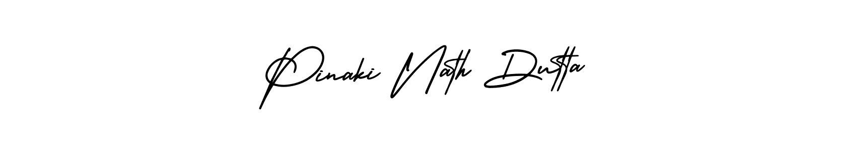 AmerikaSignatureDemo-Regular is a professional signature style that is perfect for those who want to add a touch of class to their signature. It is also a great choice for those who want to make their signature more unique. Get Pinaki Nath Dutta name to fancy signature for free. Pinaki Nath Dutta signature style 3 images and pictures png