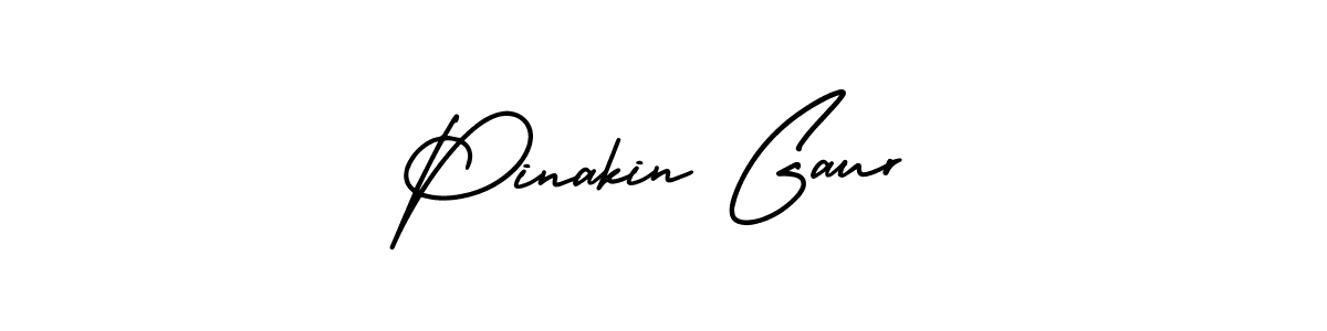 How to make Pinakin Gaur signature? AmerikaSignatureDemo-Regular is a professional autograph style. Create handwritten signature for Pinakin Gaur name. Pinakin Gaur signature style 3 images and pictures png