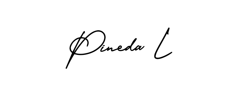 Best and Professional Signature Style for Pineda L. AmerikaSignatureDemo-Regular Best Signature Style Collection. Pineda L signature style 3 images and pictures png
