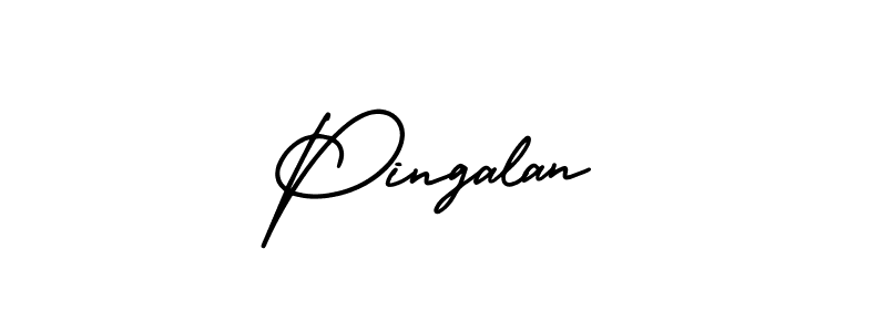 Make a beautiful signature design for name Pingalan. With this signature (AmerikaSignatureDemo-Regular) style, you can create a handwritten signature for free. Pingalan signature style 3 images and pictures png