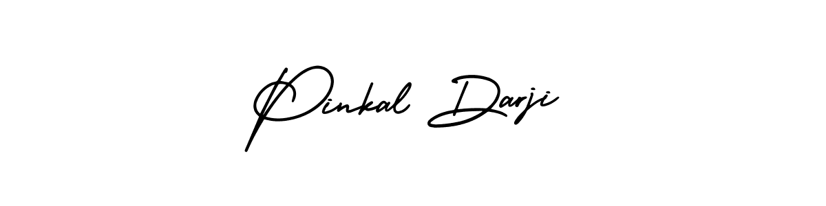 Make a beautiful signature design for name Pinkal Darji. With this signature (AmerikaSignatureDemo-Regular) style, you can create a handwritten signature for free. Pinkal Darji signature style 3 images and pictures png