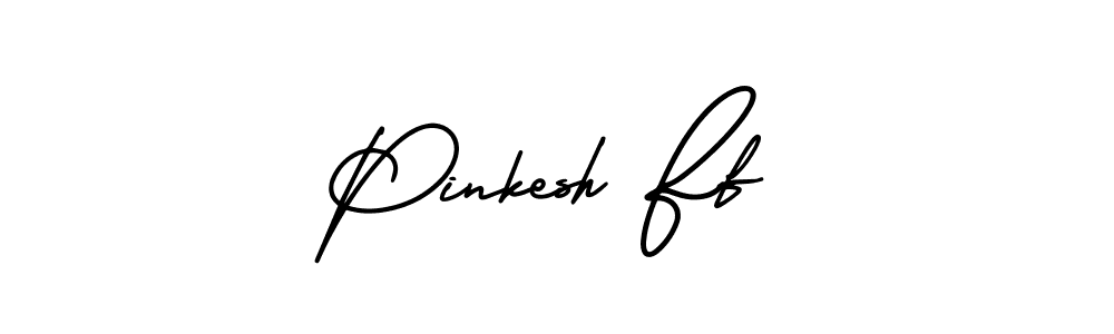 Also we have Pinkesh Ff name is the best signature style. Create professional handwritten signature collection using AmerikaSignatureDemo-Regular autograph style. Pinkesh Ff signature style 3 images and pictures png