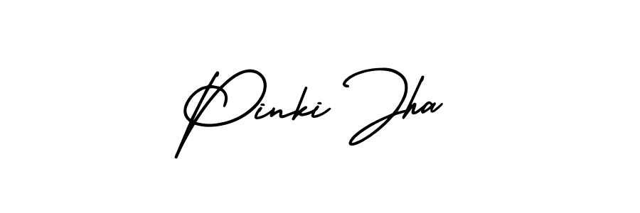 Also You can easily find your signature by using the search form. We will create Pinki Jha name handwritten signature images for you free of cost using AmerikaSignatureDemo-Regular sign style. Pinki Jha signature style 3 images and pictures png