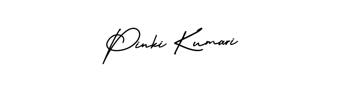 How to make Pinki Kumari signature? AmerikaSignatureDemo-Regular is a professional autograph style. Create handwritten signature for Pinki Kumari name. Pinki Kumari signature style 3 images and pictures png