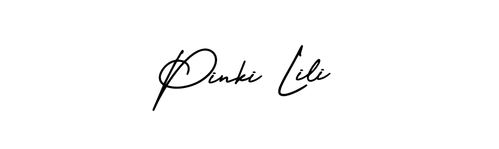 Make a short Pinki Lili signature style. Manage your documents anywhere anytime using AmerikaSignatureDemo-Regular. Create and add eSignatures, submit forms, share and send files easily. Pinki Lili signature style 3 images and pictures png