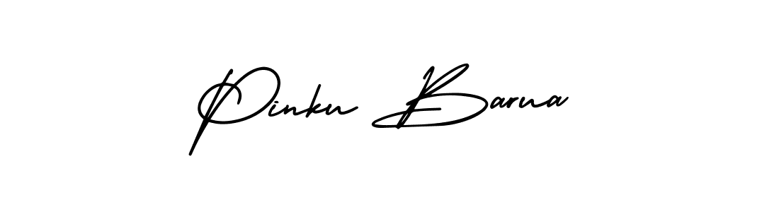 Create a beautiful signature design for name Pinku Barua. With this signature (AmerikaSignatureDemo-Regular) fonts, you can make a handwritten signature for free. Pinku Barua signature style 3 images and pictures png