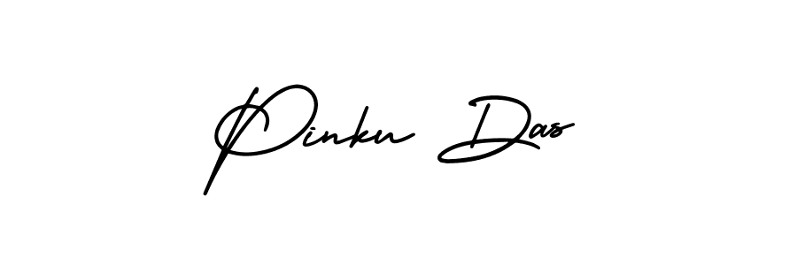 Make a beautiful signature design for name Pinku Das. With this signature (AmerikaSignatureDemo-Regular) style, you can create a handwritten signature for free. Pinku Das signature style 3 images and pictures png