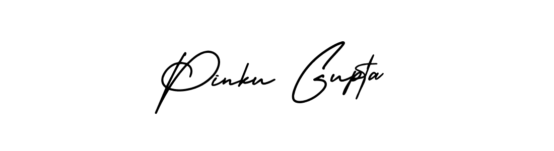 Design your own signature with our free online signature maker. With this signature software, you can create a handwritten (AmerikaSignatureDemo-Regular) signature for name Pinku Gupta. Pinku Gupta signature style 3 images and pictures png