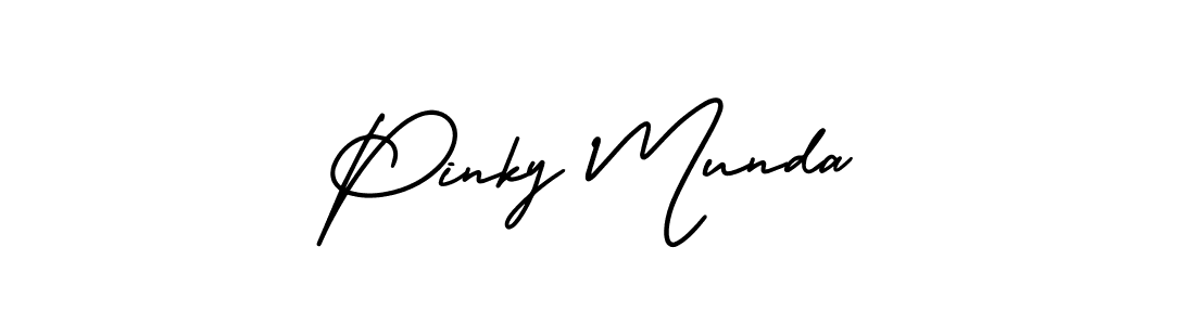 Similarly AmerikaSignatureDemo-Regular is the best handwritten signature design. Signature creator online .You can use it as an online autograph creator for name Pinky Munda. Pinky Munda signature style 3 images and pictures png