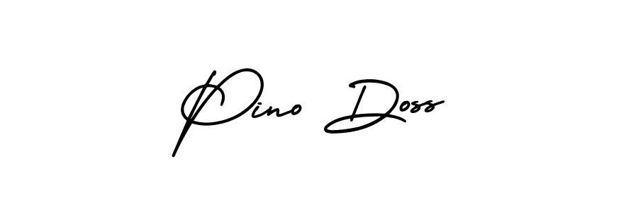 Best and Professional Signature Style for Pino Doss. AmerikaSignatureDemo-Regular Best Signature Style Collection. Pino Doss signature style 3 images and pictures png