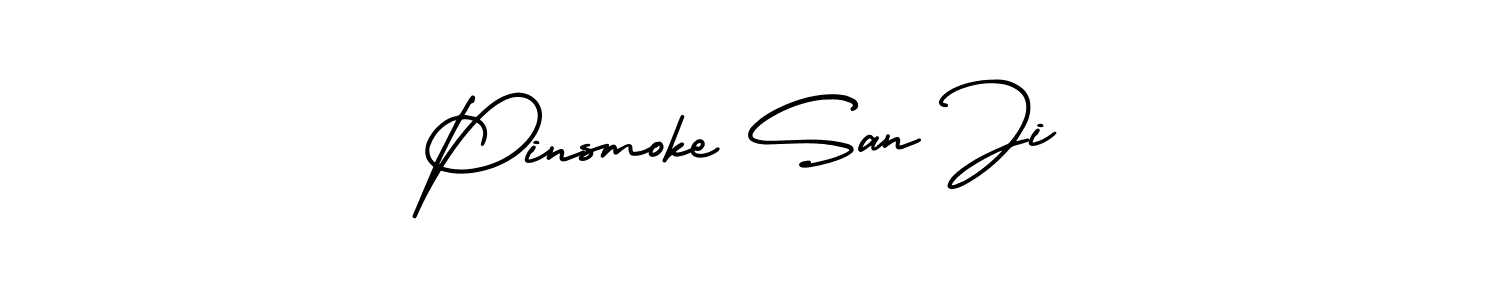 Make a short Pinsmoke San Ji signature style. Manage your documents anywhere anytime using AmerikaSignatureDemo-Regular. Create and add eSignatures, submit forms, share and send files easily. Pinsmoke San Ji signature style 3 images and pictures png