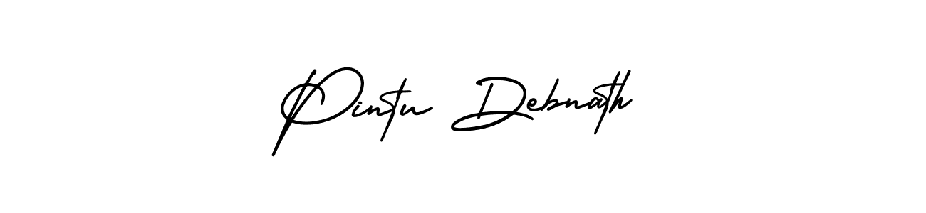 How to Draw Pintu Debnath signature style? AmerikaSignatureDemo-Regular is a latest design signature styles for name Pintu Debnath. Pintu Debnath signature style 3 images and pictures png