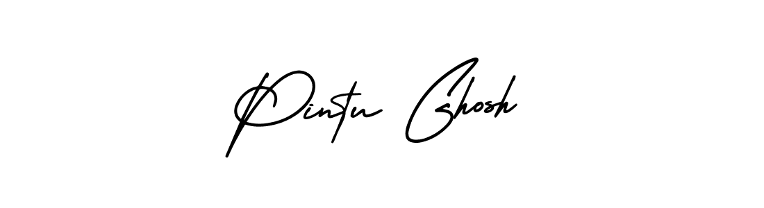 Create a beautiful signature design for name Pintu Ghosh. With this signature (AmerikaSignatureDemo-Regular) fonts, you can make a handwritten signature for free. Pintu Ghosh signature style 3 images and pictures png