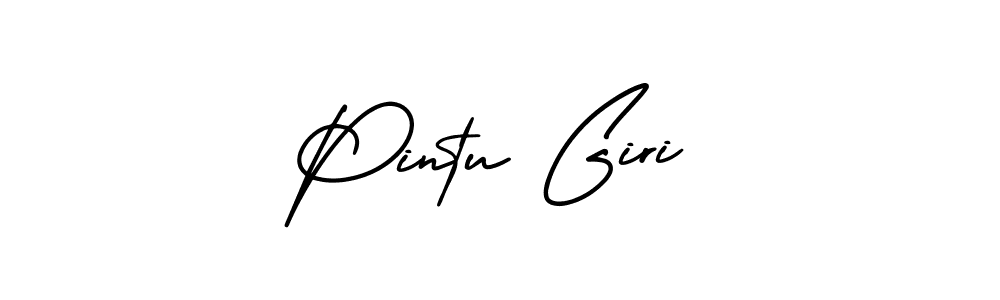 AmerikaSignatureDemo-Regular is a professional signature style that is perfect for those who want to add a touch of class to their signature. It is also a great choice for those who want to make their signature more unique. Get Pintu Giri name to fancy signature for free. Pintu Giri signature style 3 images and pictures png