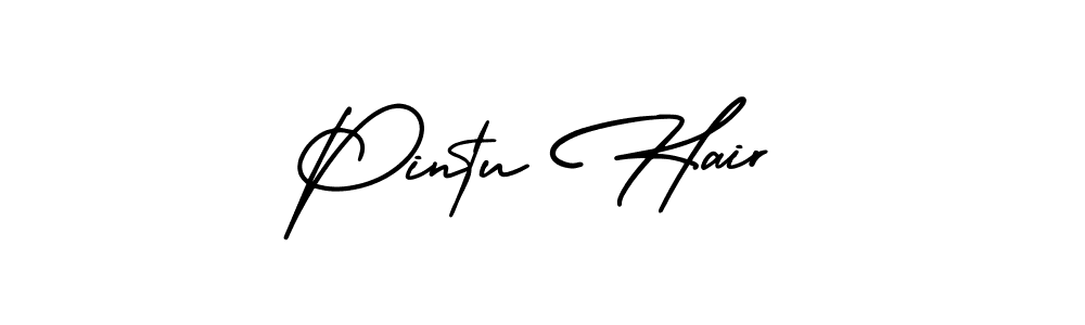 if you are searching for the best signature style for your name Pintu Hair. so please give up your signature search. here we have designed multiple signature styles  using AmerikaSignatureDemo-Regular. Pintu Hair signature style 3 images and pictures png