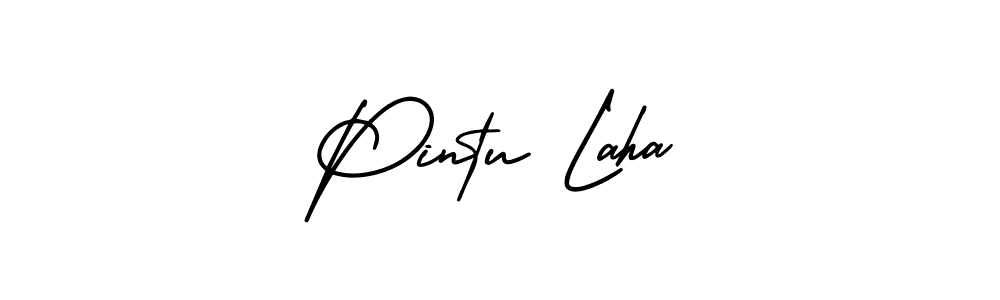 Check out images of Autograph of Pintu Laha name. Actor Pintu Laha Signature Style. AmerikaSignatureDemo-Regular is a professional sign style online. Pintu Laha signature style 3 images and pictures png
