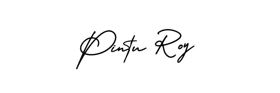 Make a beautiful signature design for name Pintu Roy. With this signature (AmerikaSignatureDemo-Regular) style, you can create a handwritten signature for free. Pintu Roy signature style 3 images and pictures png