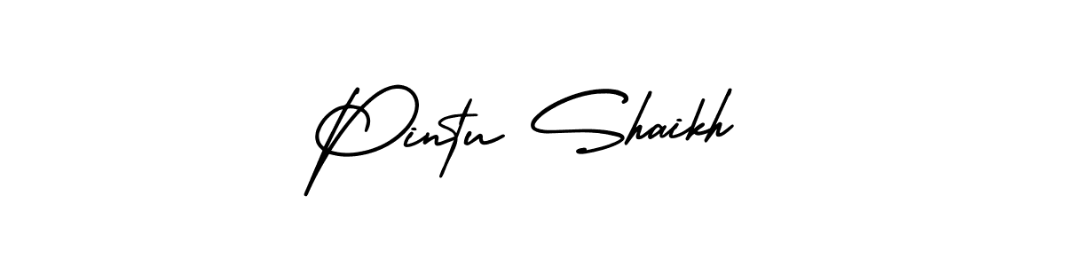 Also You can easily find your signature by using the search form. We will create Pintu Shaikh name handwritten signature images for you free of cost using AmerikaSignatureDemo-Regular sign style. Pintu Shaikh signature style 3 images and pictures png