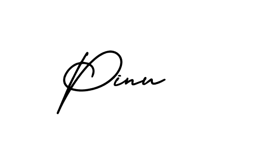 How to make Pinu  signature? AmerikaSignatureDemo-Regular is a professional autograph style. Create handwritten signature for Pinu  name. Pinu  signature style 3 images and pictures png