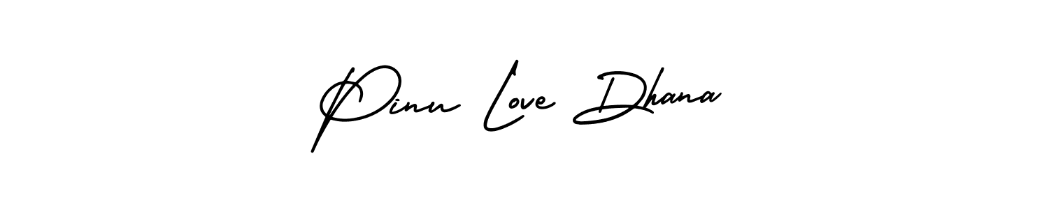 AmerikaSignatureDemo-Regular is a professional signature style that is perfect for those who want to add a touch of class to their signature. It is also a great choice for those who want to make their signature more unique. Get Pinu Love Dhana name to fancy signature for free. Pinu Love Dhana signature style 3 images and pictures png