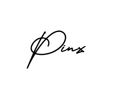 Best and Professional Signature Style for Pinx. AmerikaSignatureDemo-Regular Best Signature Style Collection. Pinx signature style 3 images and pictures png