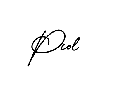 Design your own signature with our free online signature maker. With this signature software, you can create a handwritten (AmerikaSignatureDemo-Regular) signature for name Piol. Piol signature style 3 images and pictures png