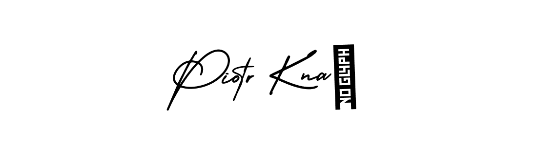 Make a beautiful signature design for name Piotr Knaś. With this signature (AmerikaSignatureDemo-Regular) style, you can create a handwritten signature for free. Piotr Knaś signature style 3 images and pictures png