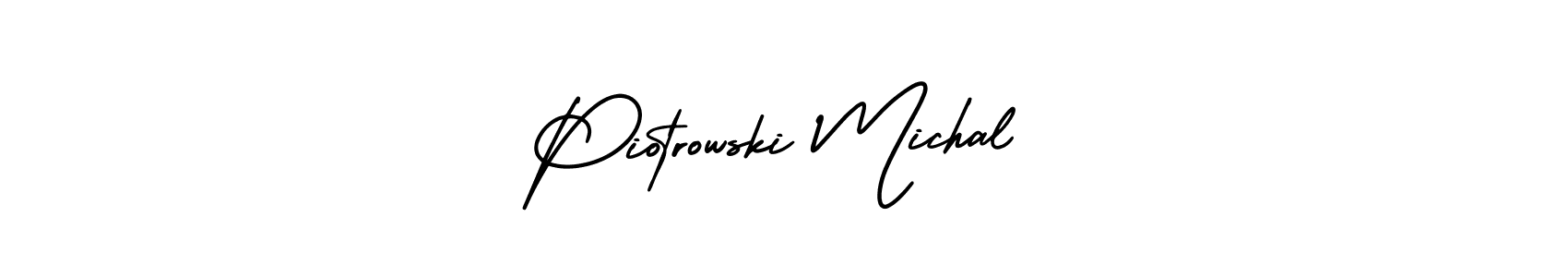 How to make Piotrowski Michal signature? AmerikaSignatureDemo-Regular is a professional autograph style. Create handwritten signature for Piotrowski Michal name. Piotrowski Michal signature style 3 images and pictures png