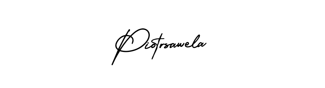 Design your own signature with our free online signature maker. With this signature software, you can create a handwritten (AmerikaSignatureDemo-Regular) signature for name Piotrsawela. Piotrsawela signature style 3 images and pictures png