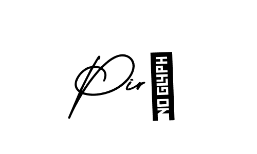How to make Pirš name signature. Use AmerikaSignatureDemo-Regular style for creating short signs online. This is the latest handwritten sign. Pirš signature style 3 images and pictures png