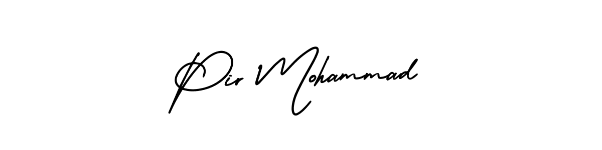 It looks lik you need a new signature style for name Pir Mohammad. Design unique handwritten (AmerikaSignatureDemo-Regular) signature with our free signature maker in just a few clicks. Pir Mohammad signature style 3 images and pictures png