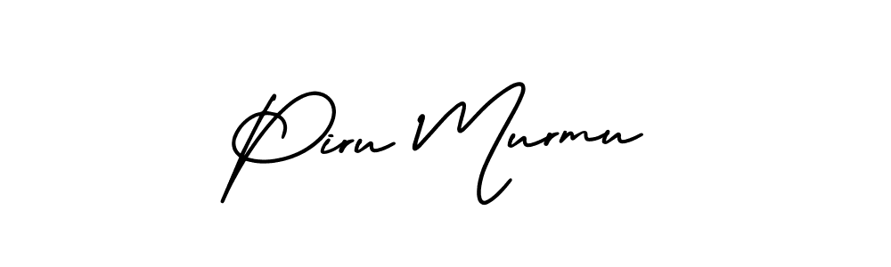 How to Draw Piru Murmu signature style? AmerikaSignatureDemo-Regular is a latest design signature styles for name Piru Murmu. Piru Murmu signature style 3 images and pictures png