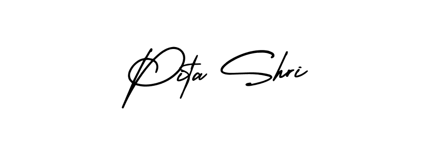 Pita Shri stylish signature style. Best Handwritten Sign (AmerikaSignatureDemo-Regular) for my name. Handwritten Signature Collection Ideas for my name Pita Shri. Pita Shri signature style 3 images and pictures png