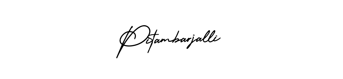 Create a beautiful signature design for name Pitambarjalli. With this signature (AmerikaSignatureDemo-Regular) fonts, you can make a handwritten signature for free. Pitambarjalli signature style 3 images and pictures png
