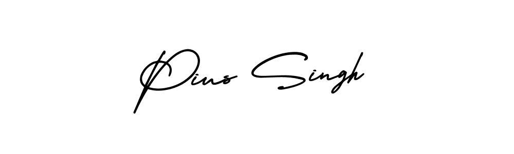 Create a beautiful signature design for name Pius Singh. With this signature (AmerikaSignatureDemo-Regular) fonts, you can make a handwritten signature for free. Pius Singh signature style 3 images and pictures png