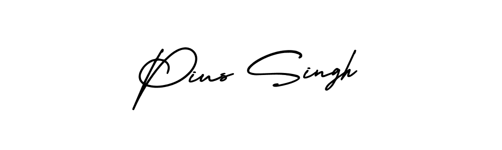 Create a beautiful signature design for name Pius Singh. With this signature (AmerikaSignatureDemo-Regular) fonts, you can make a handwritten signature for free. Pius Singh signature style 3 images and pictures png