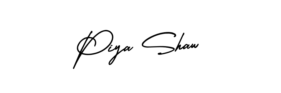 Also You can easily find your signature by using the search form. We will create Piya Shaw name handwritten signature images for you free of cost using AmerikaSignatureDemo-Regular sign style. Piya Shaw signature style 3 images and pictures png