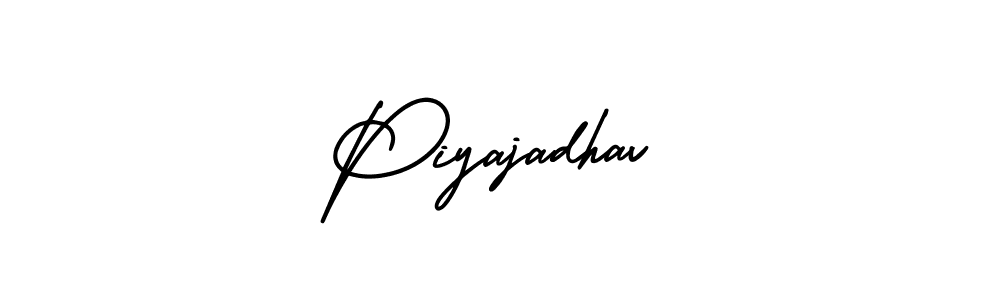 Also we have Piyajadhav name is the best signature style. Create professional handwritten signature collection using AmerikaSignatureDemo-Regular autograph style. Piyajadhav signature style 3 images and pictures png