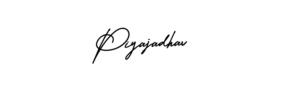 Also we have Piyajadhav name is the best signature style. Create professional handwritten signature collection using AmerikaSignatureDemo-Regular autograph style. Piyajadhav signature style 3 images and pictures png