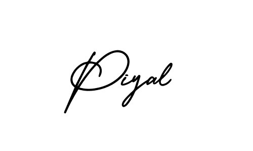 The best way (AmerikaSignatureDemo-Regular) to make a short signature is to pick only two or three words in your name. The name Piyal include a total of six letters. For converting this name. Piyal signature style 3 images and pictures png