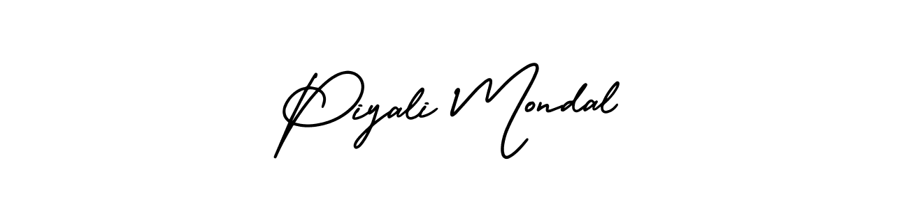 Make a beautiful signature design for name Piyali Mondal. With this signature (AmerikaSignatureDemo-Regular) style, you can create a handwritten signature for free. Piyali Mondal signature style 3 images and pictures png