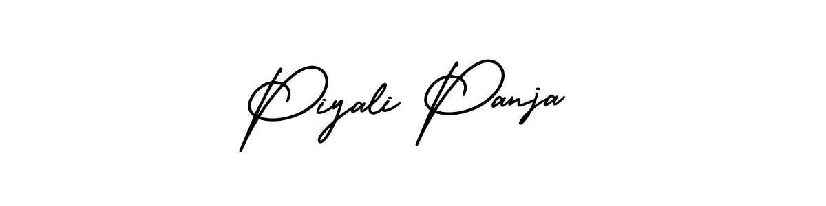 Make a short Piyali Panja signature style. Manage your documents anywhere anytime using AmerikaSignatureDemo-Regular. Create and add eSignatures, submit forms, share and send files easily. Piyali Panja signature style 3 images and pictures png