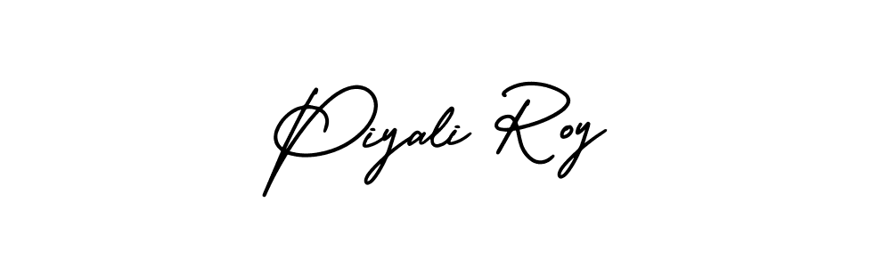 This is the best signature style for the Piyali Roy name. Also you like these signature font (AmerikaSignatureDemo-Regular). Mix name signature. Piyali Roy signature style 3 images and pictures png