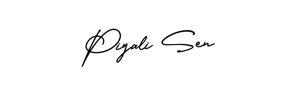 How to Draw Piyali Sen signature style? AmerikaSignatureDemo-Regular is a latest design signature styles for name Piyali Sen. Piyali Sen signature style 3 images and pictures png