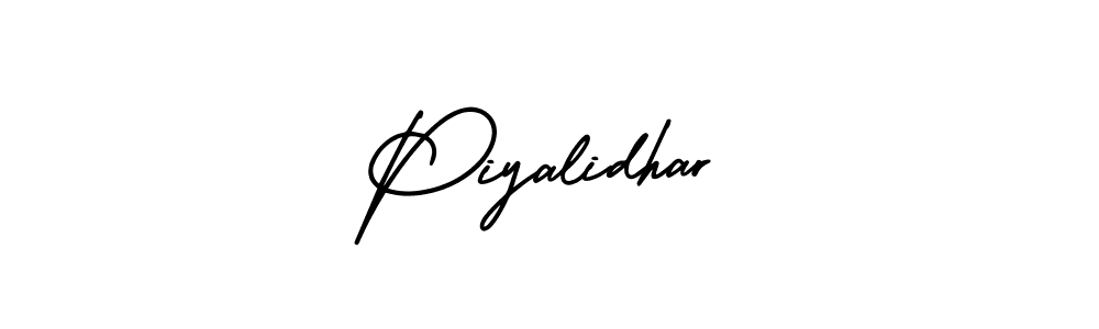 How to Draw Piyalidhar signature style? AmerikaSignatureDemo-Regular is a latest design signature styles for name Piyalidhar. Piyalidhar signature style 3 images and pictures png