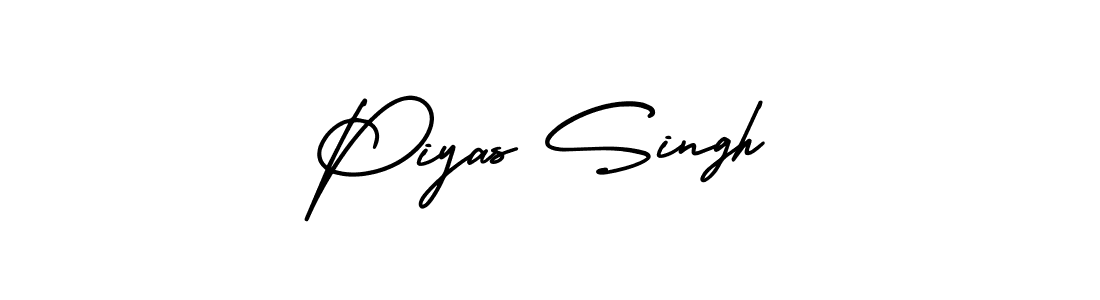 Create a beautiful signature design for name Piyas Singh. With this signature (AmerikaSignatureDemo-Regular) fonts, you can make a handwritten signature for free. Piyas Singh signature style 3 images and pictures png