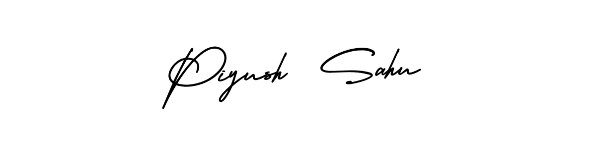 Make a short Piyush  Sahu signature style. Manage your documents anywhere anytime using AmerikaSignatureDemo-Regular. Create and add eSignatures, submit forms, share and send files easily. Piyush  Sahu signature style 3 images and pictures png