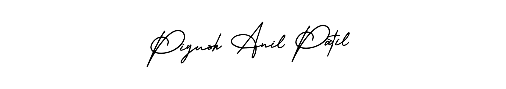 Similarly AmerikaSignatureDemo-Regular is the best handwritten signature design. Signature creator online .You can use it as an online autograph creator for name Piyush Anil Patil. Piyush Anil Patil signature style 3 images and pictures png